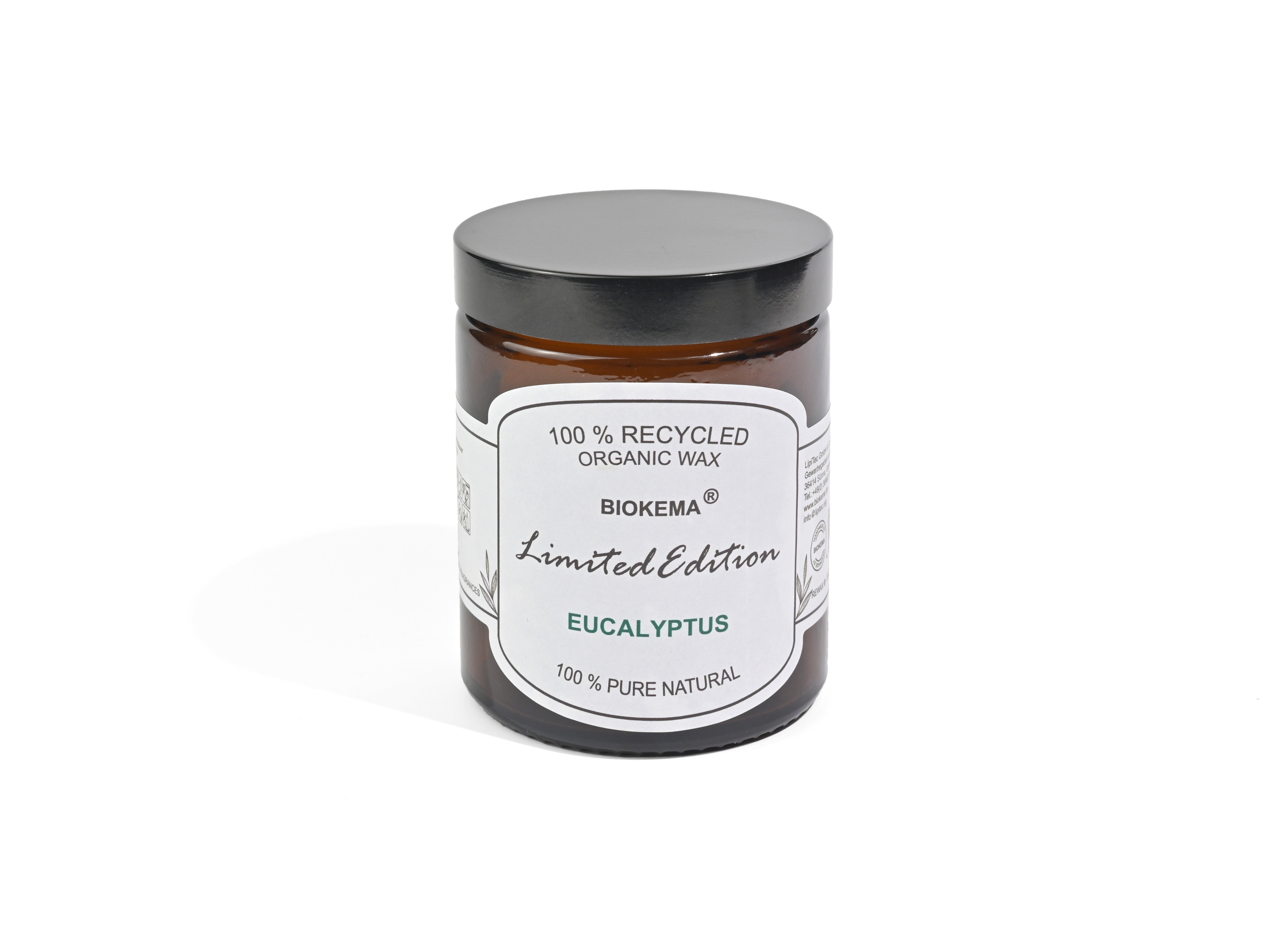 Bio-Duftkerze Eucalyptus Ease – erfrischend & nachhaltig